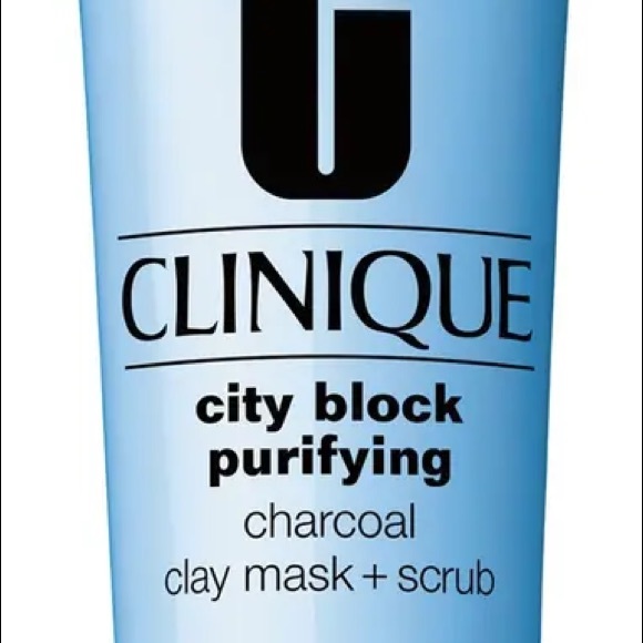 Clinique Block Purifying Charcoal Clay Mask+Scrub - Picture 3 of 4